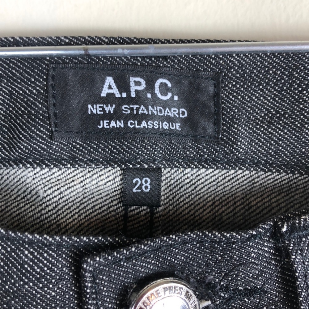 APC New Standard Raw Indigo Denim Jeans 28 Waist - Picture 5 of 9